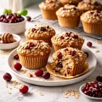 Oat Cranberry Muffins