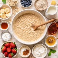 Oat Pancake Waffle Batter