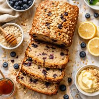 Oatmeal Blueberry Bread