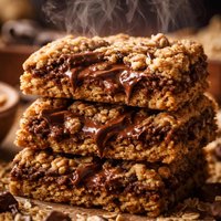 Oatmeal Chocolate Bar Cookies