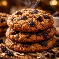 Oatmeal Chocolate Chip Raisin Cookies