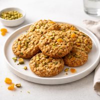 Oatmeal Cookies with Apricots and Pistachios