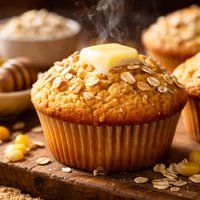Oatmeal Cornbread Muffins