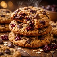 Oatmeal Craisin Chocolate Chip Cookies