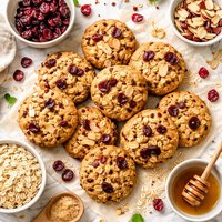 Oatmeal Cranberry Almond Cookies