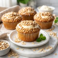 Oatmeal Cream Cheese Muffins