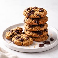 Oatmeal Dark Chocolate Cherry Cookies