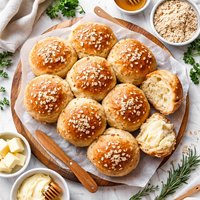 Oatmeal Dinner Rolls
