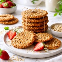 Oatmeal Lace Cookies Havrekniplekaker