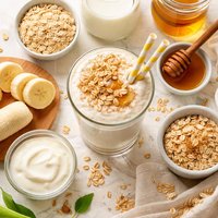 Oatmeal Milkshake No Ice Cream