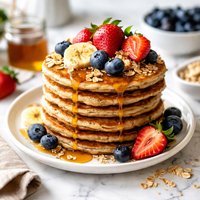 Oatmeal Pancakes Sugar Free