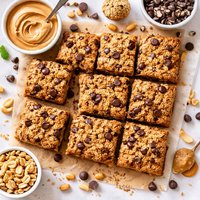 Oatmeal Peanut Butter Chocolate Chip Bars
