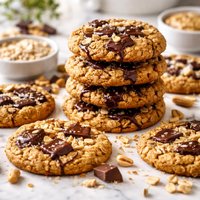 Oatmeal Peanut Butter Chocolate Chunk Cookies