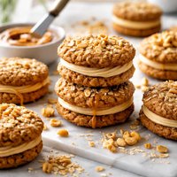 Oatmeal Peanut Butter Sandwich Cookies