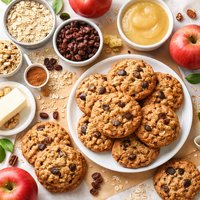 Oatmeal Raisin Applesauce Cookies