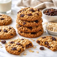 Oatmeal Raisin Cake Mix Cookies