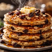 Oatmeal Raisin Pancakes