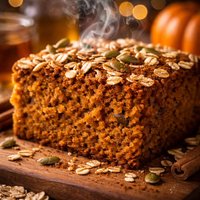Oats and Pumpkin Evening Cake