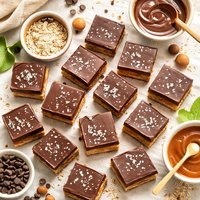 Oaty Chocolate Caramel Slice