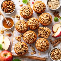 Oaty Raisin or Apple Bran Muffins