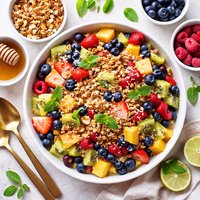 Oh So Easy Fruit Salad with a Crunch
