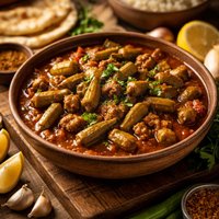 Okra Stew Arabic Recipe