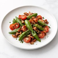 Okra Tomatoes Bacon