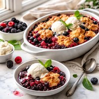 Old Fashion Berry Cobbler