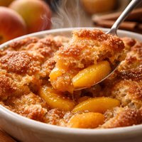 Old Fashion Peach Cobbler