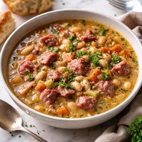 Old Fashioned Bean and Ham Soup
