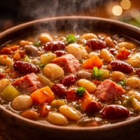 Old Fashioned Bean Soup for Crockette