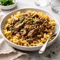 Old Fashioned Beef Stroganoff