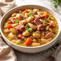 Old Fashioned Butter Beans Ham
