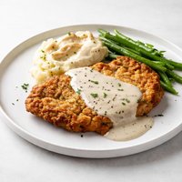 Old Fashioned Chicken Fried Steak with Pan Gravy