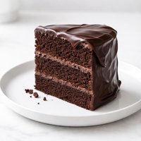 Old Fashioned Chocolate Cake with Glossy Chocolate Icing