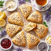 Old Fashioned English Lavender Tea Scones