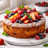 Old Fashioned Fresh Fruit Cake Swedish