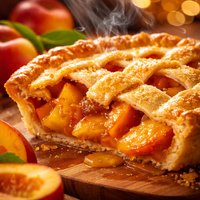 Old Fashioned Fresh Peach Pie