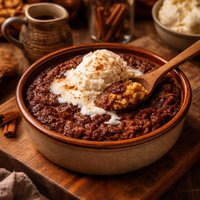 Old Fashioned New England Indian Pudding