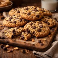 Old Fashioned Peanut Butter Chocolate Chip Cookies
