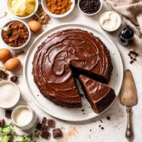 Old Fashioned Sour Cream Fudge Cake