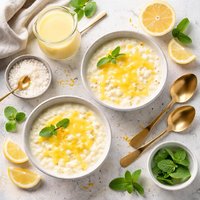 Old Fashioned Tapioca with Lemon Sauce
