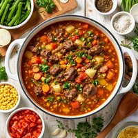 Old Fashioned Vegetable Beef Soup