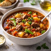 Old School Vegetable Beef Soup