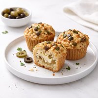 Olive Cream Cheese Muffins
