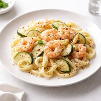 Olive Garden Fettuccine with Shrimp Zucchini