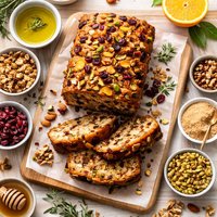 Olive Oil Nut Fruitcake