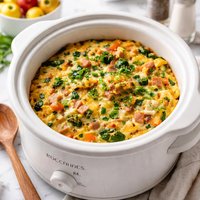 Omlet Casserole in a Crock Pot