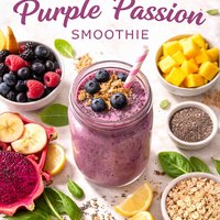On the Go Purple Passion Smoothie