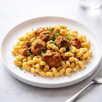 One Dish Spicy Chicken Macaroni and Cheese or Ham